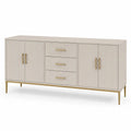 Buffet en bois MDF avec tiroirs et portes 180x40x80 cm